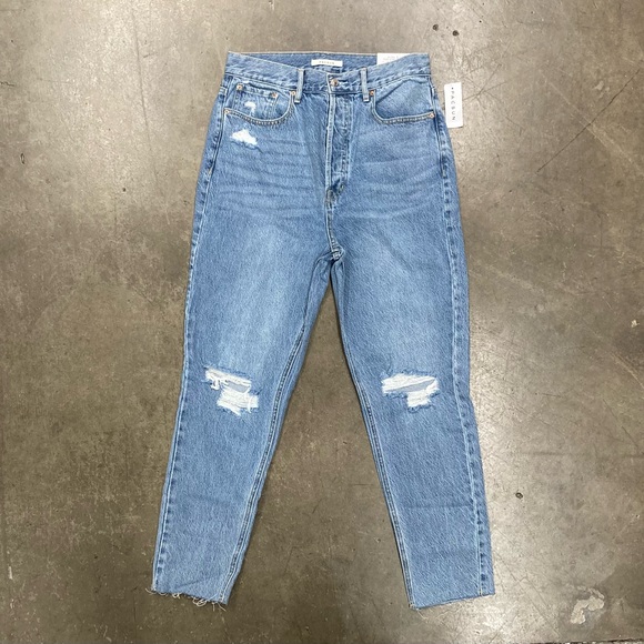 PacSun Light Blue Ultra High Waisted Slim Fit Jeans - Picture 2 of 3